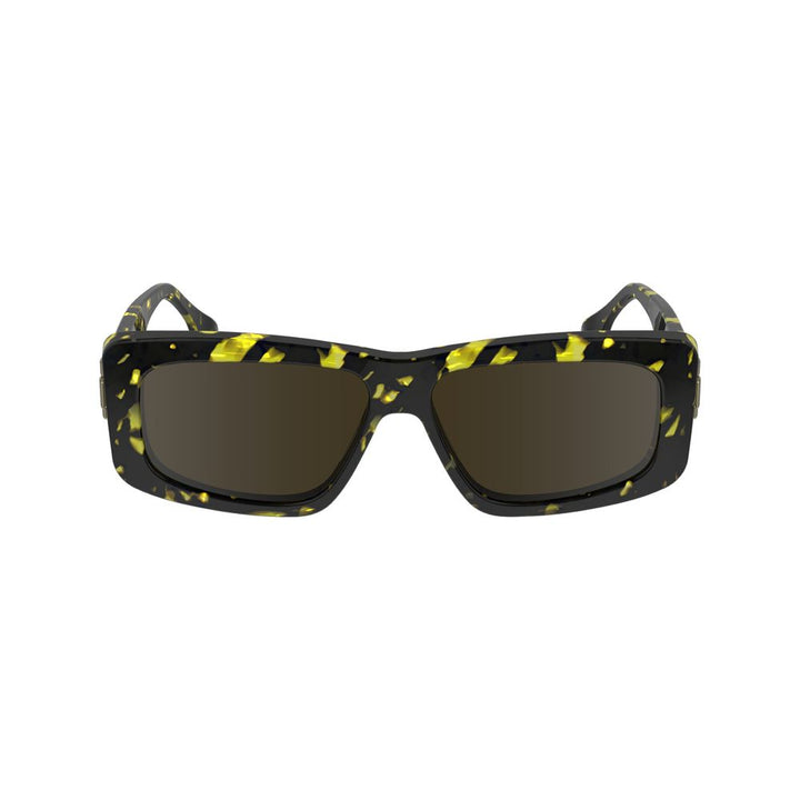 Victoria Beckham Yellow Acetate Sunglasses