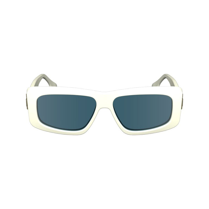 Victoria Beckham White Acetate Sunglasses