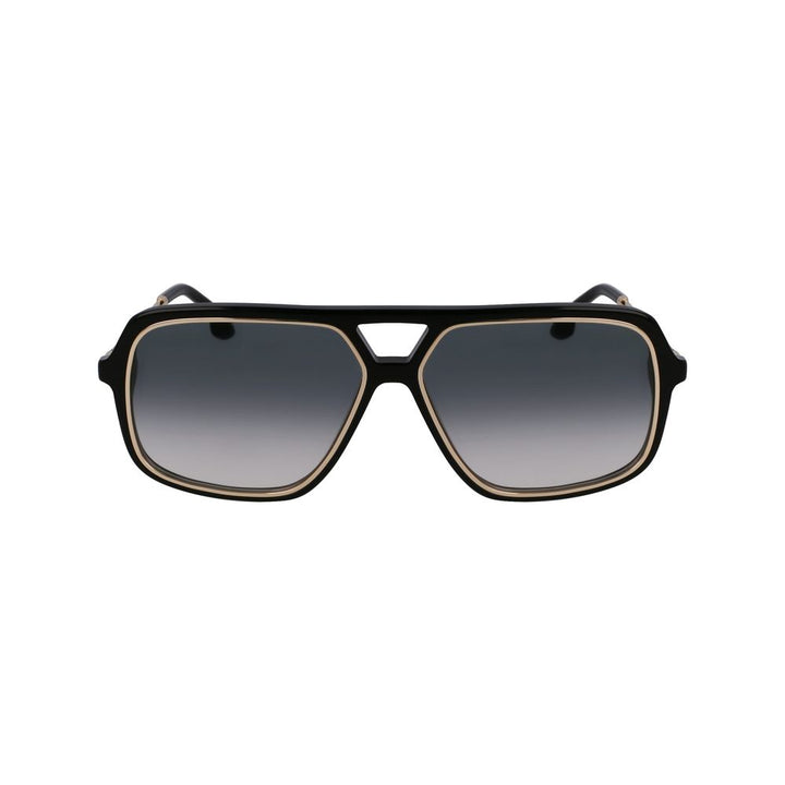 Victoria Beckham Black Acetate Sunglasses