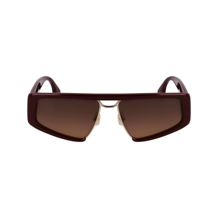 Victoria Beckham Red Metal Sunglasses