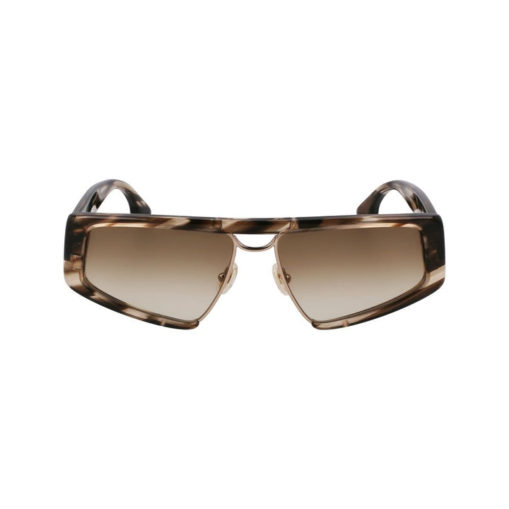 Victoria Beckham Brown Metal Sunglasses