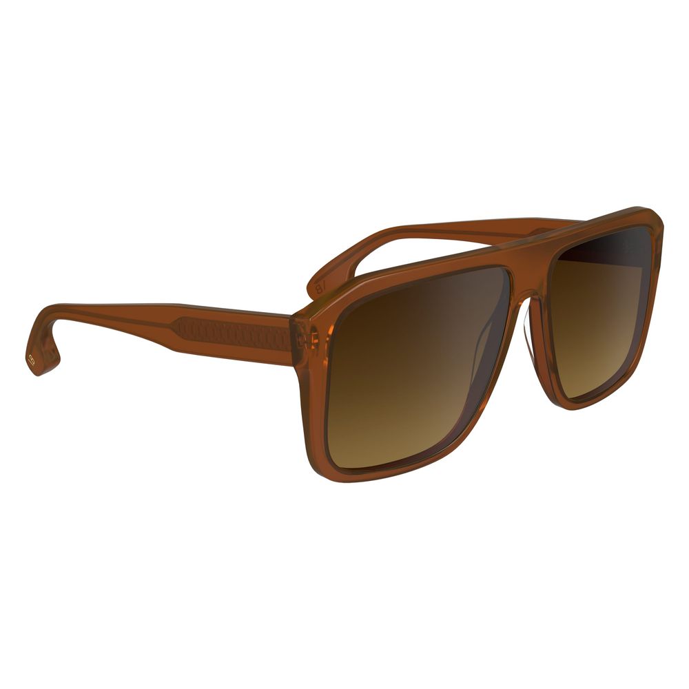 Victoria Beckham Brown Acetate Sunglasses