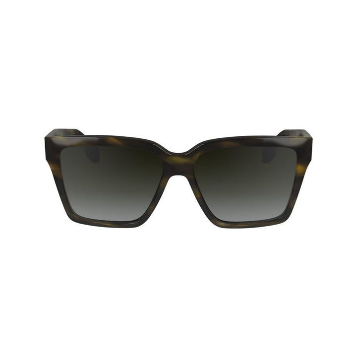 Victoria Beckham Brown Acetate Sunglasses
