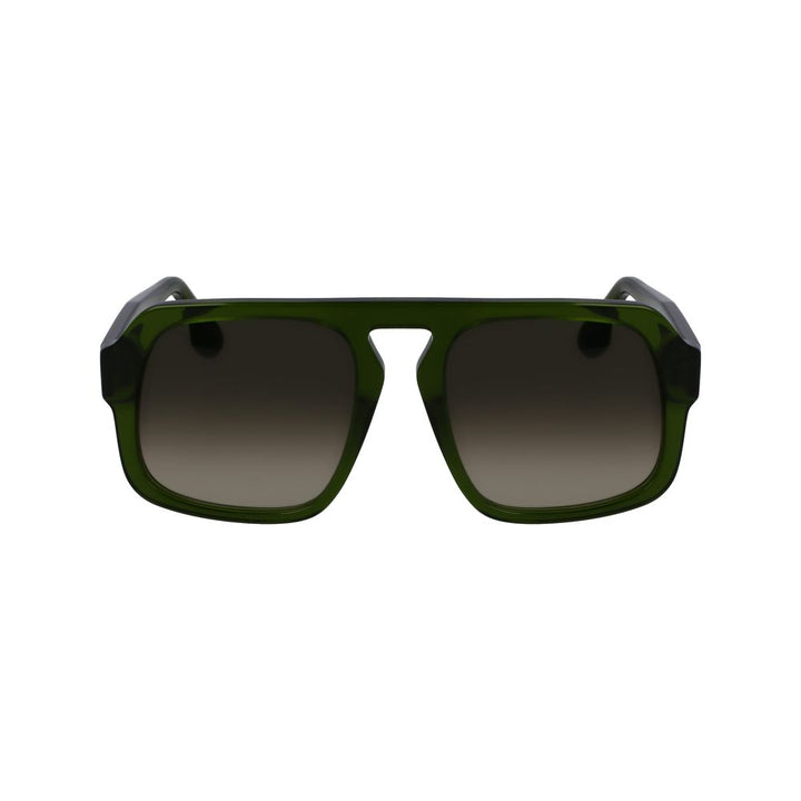 Victoria Beckham Green Acetate Sunglasses