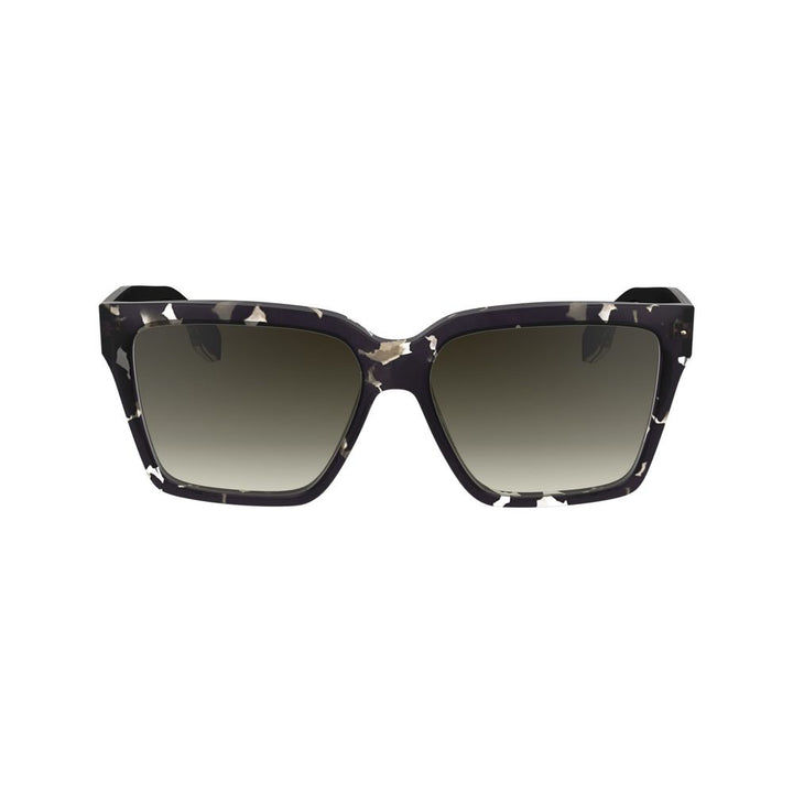 Victoria Beckham Brown Acetate Sunglasses