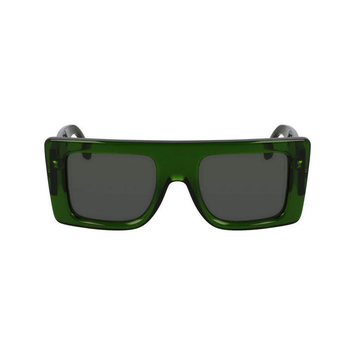 Victoria Beckham Green Acetate Sunglasses