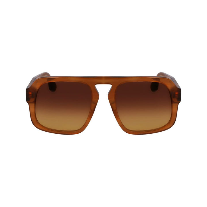 Victoria Beckham Gold Acetate Sunglasses