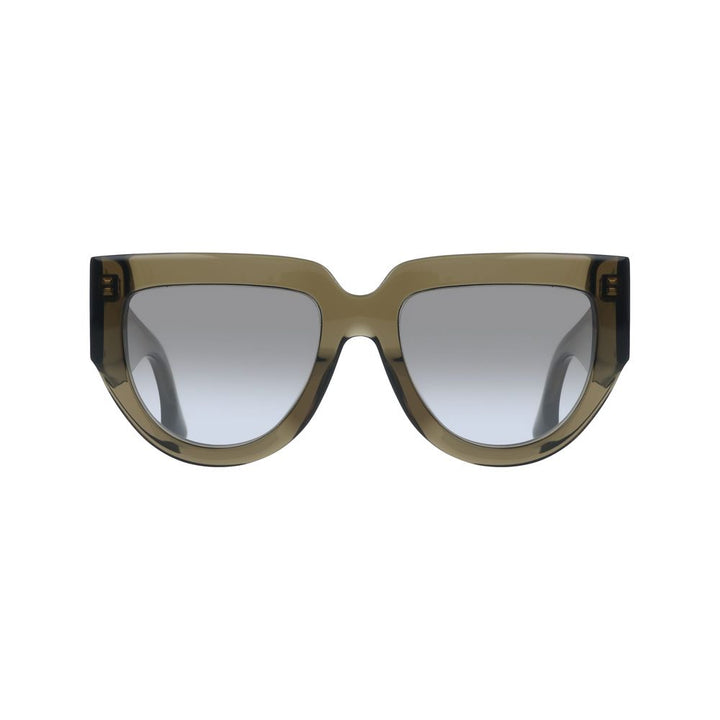 Victoria Beckham Brown Acetate Sunglasses