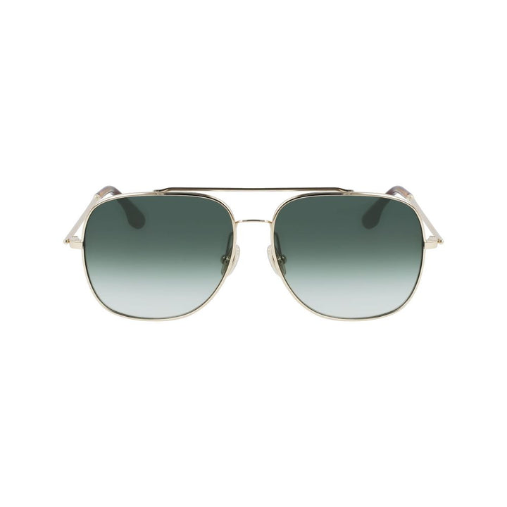 Victoria Beckham Gold Metal Sunglasses