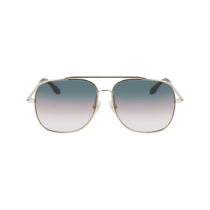 Victoria Beckham Gold Metal Sunglasses