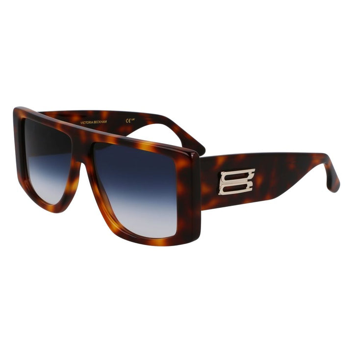 Victoria Beckham Brown Acetate Sunglasses