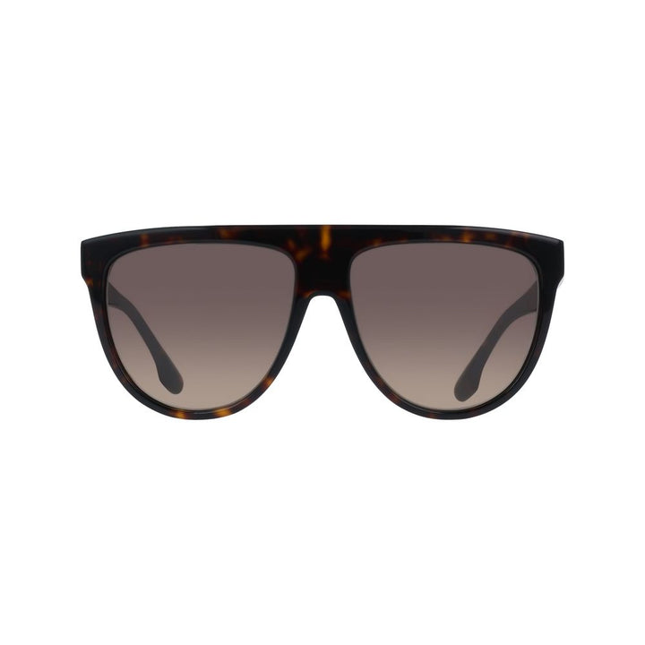 Victoria Beckham Brown Acetate Sunglasses
