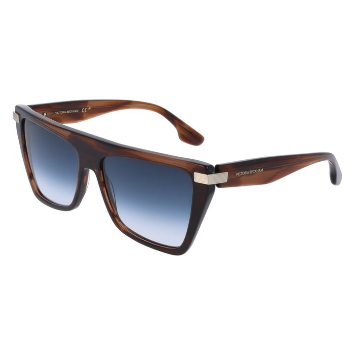 Victoria Beckham Brown Acetate Sunglasses
