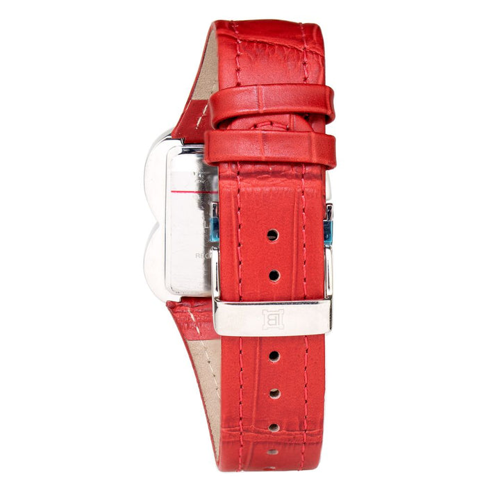 Laura Biagiotti Red Leather Dress Watch