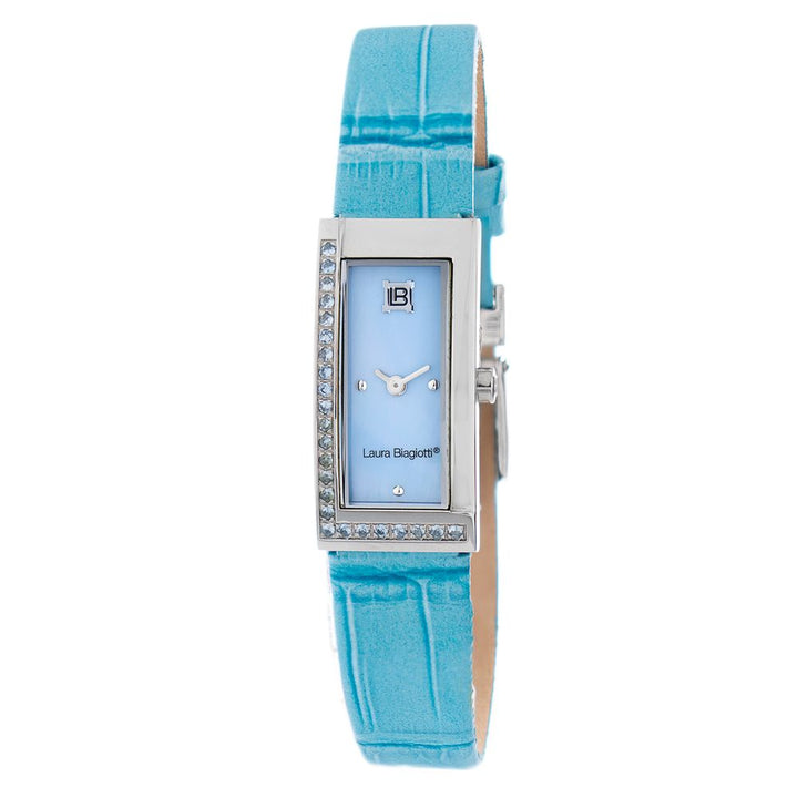 Laura Biagiotti Blue Leather Dress Watch
