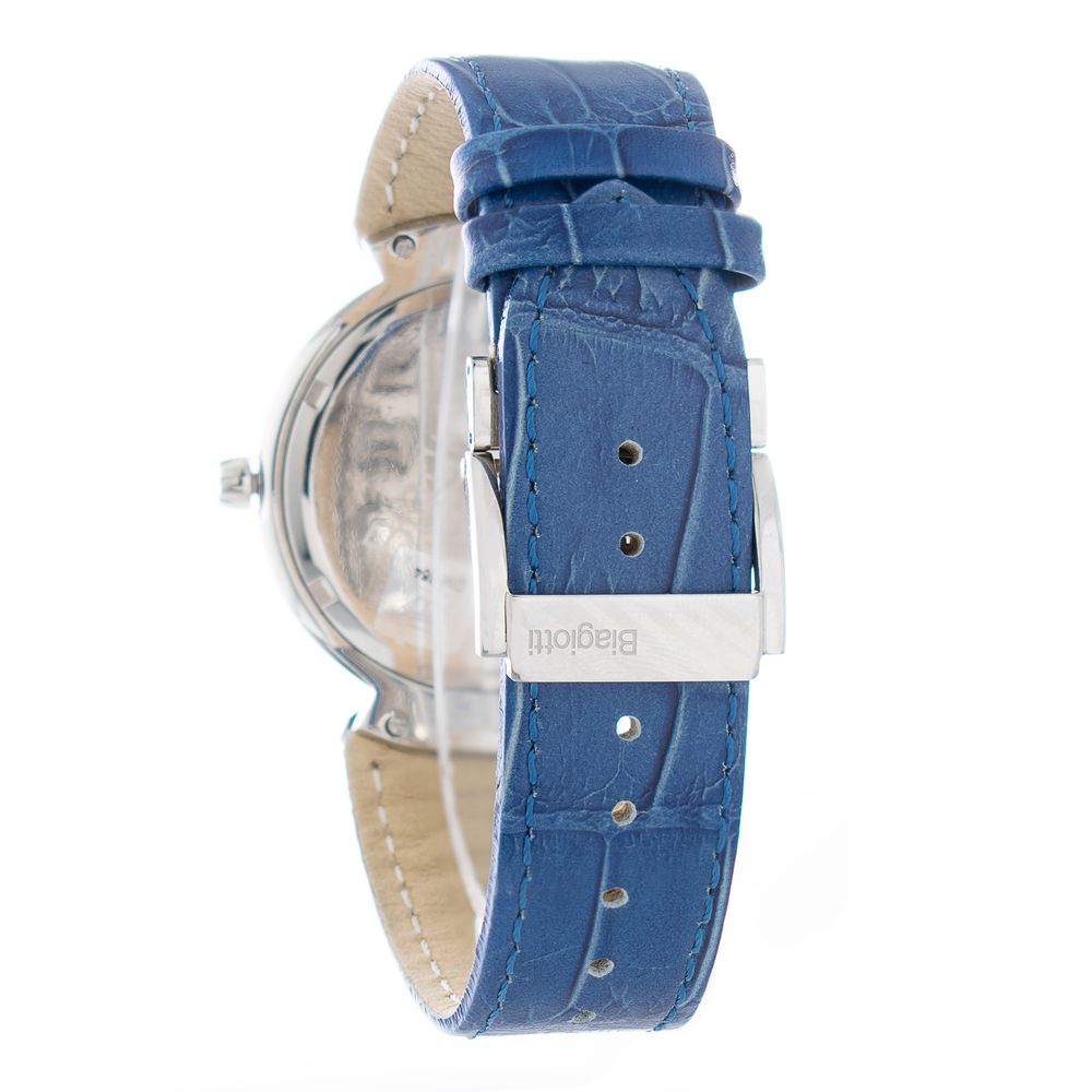 Laura Biagiotti Blue Leather Dress Watch