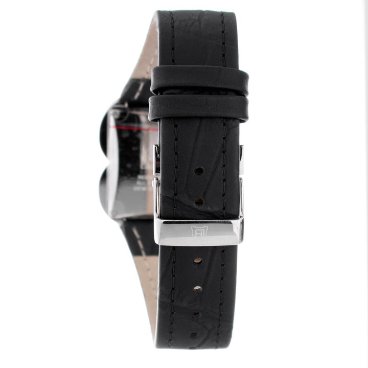Laura Biagiotti Black Leather Dress Watch