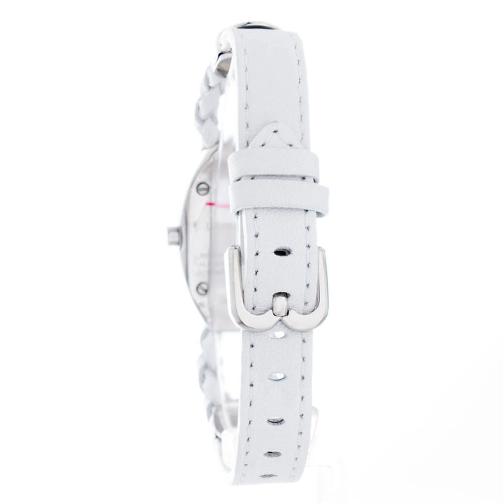Laura Biagiotti White Leather Dress Watch