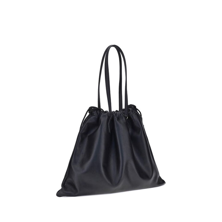 Jimmy Choo Black Calf Leather Bos Taurus Shoulder Bag