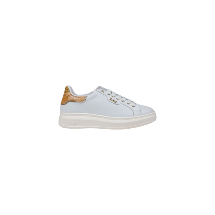Alviero Martini Prima Classe White Leather Low Top Sneakers