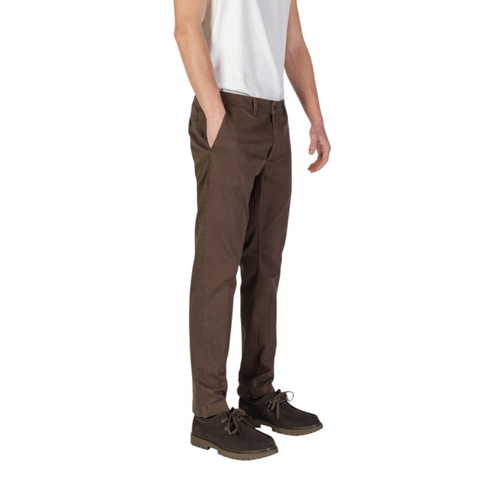Borghese Brown Cotton Skinny Pants