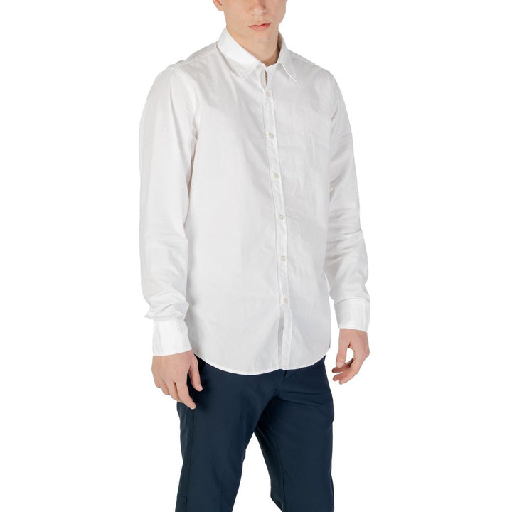 Hugo Boss White Cotton Dress Shirt