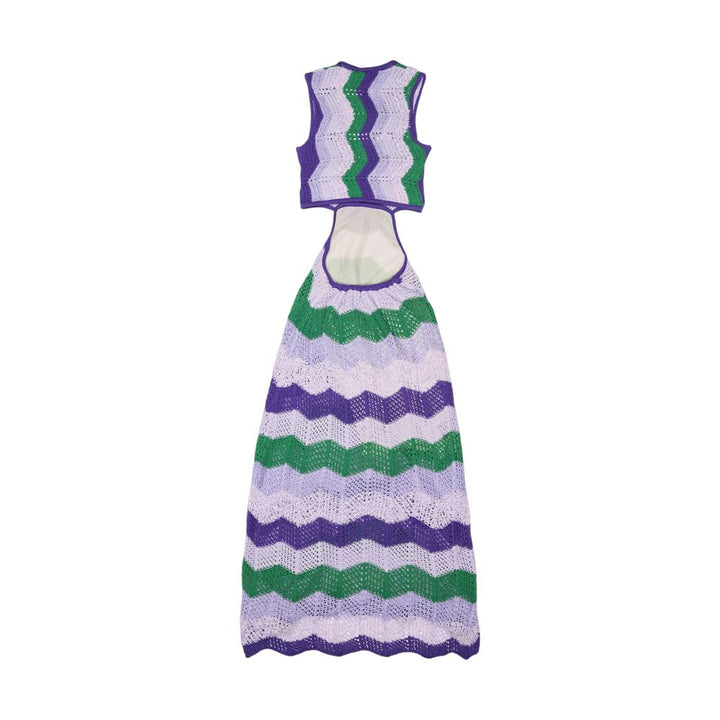 PINKO Purple Polyamide Long Dress
