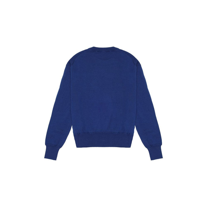 Love Moschino Blue Wool Sweatshirt