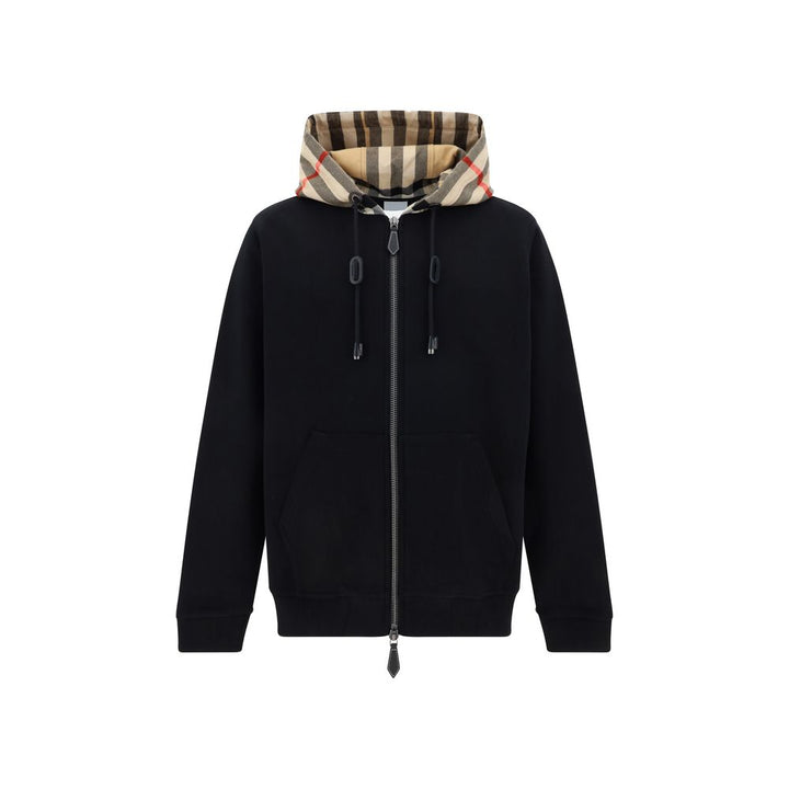 Burberry Black Cotton Sweatshirt