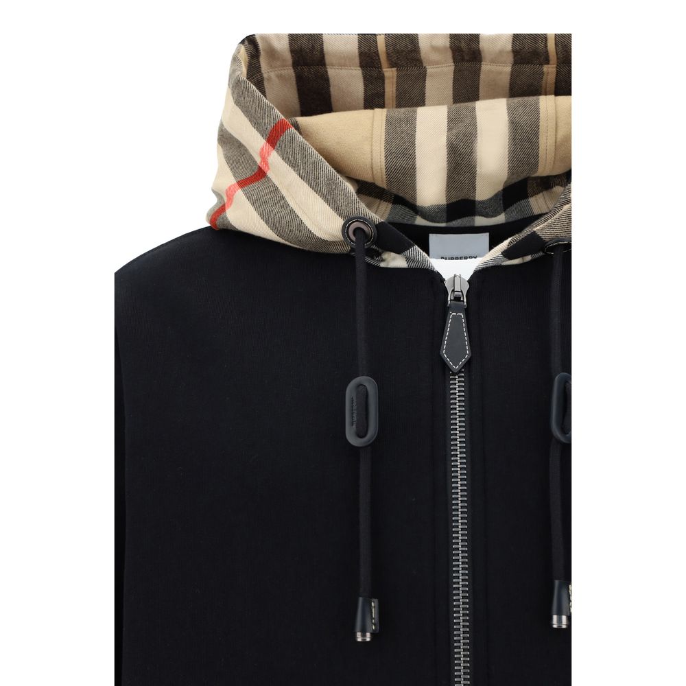 Burberry Black Cotton Sweatshirt