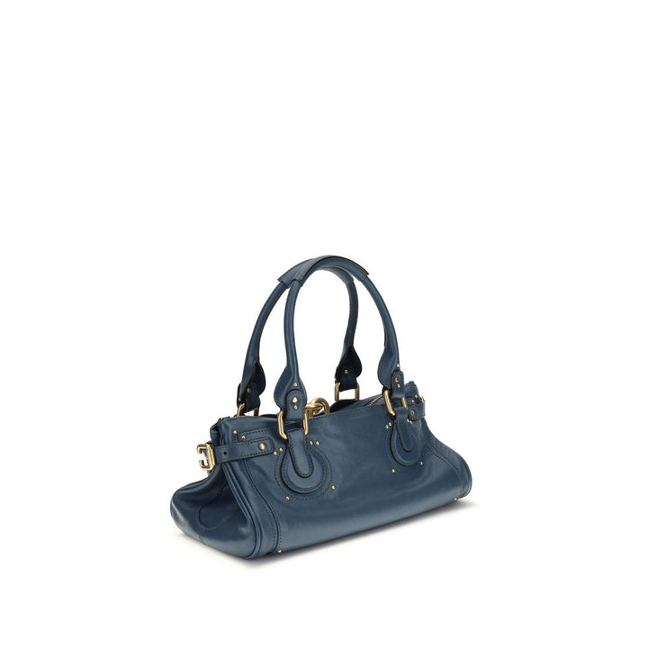 Chloé Blue Buffalo Leather Shoulder Bag