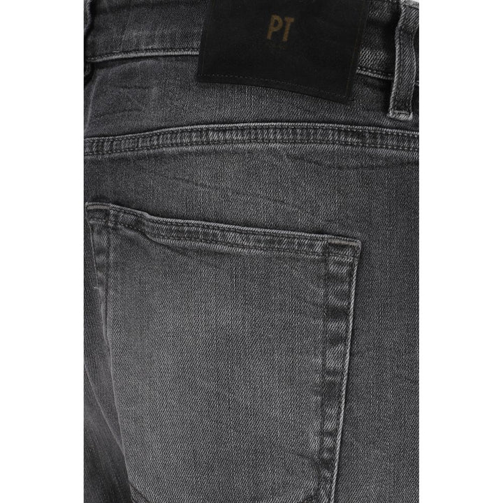 PT Torino Black Cotton Jeans Denim