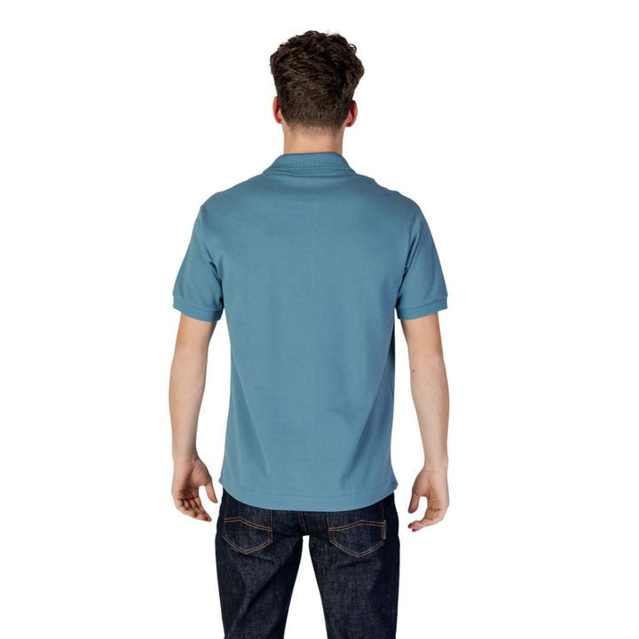 Lacoste Blue Cotton Polo Shirt