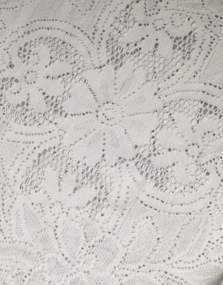 Dolce & Gabbana White Embroidery Lace Cotton Blouse Top