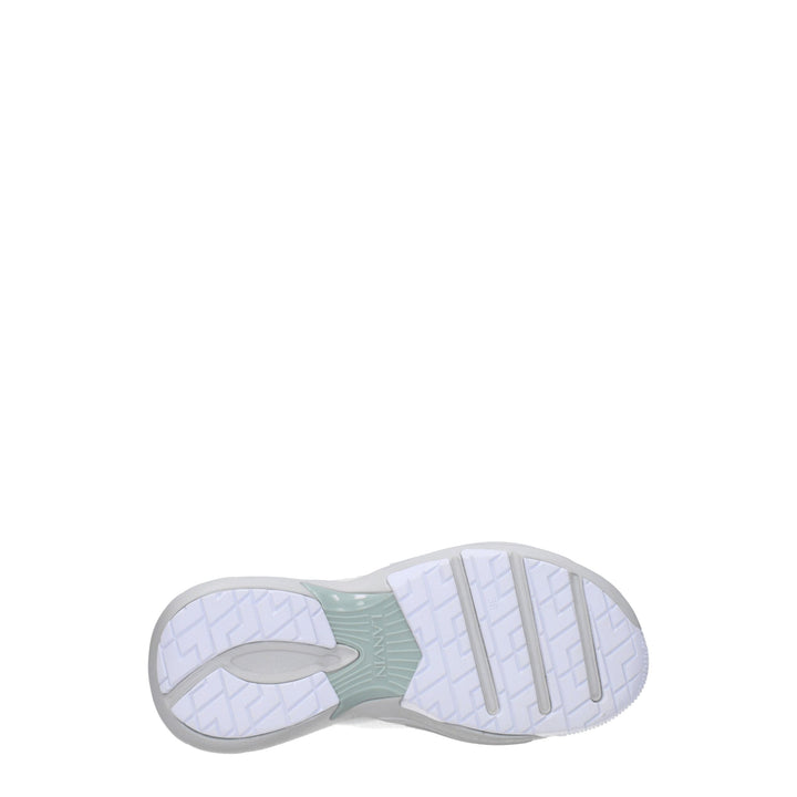 Lanvin White Leather Athletic Sneakers