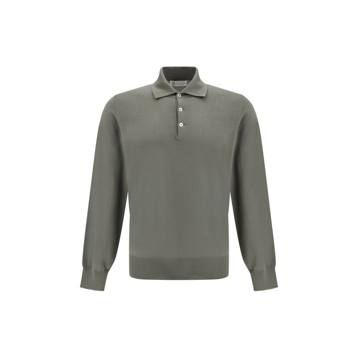 Brunello Cucinelli Green Cotton Shortsleeve Shirt