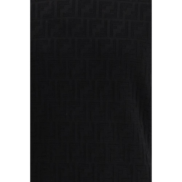 Fendi Black Cotton T-Shirt