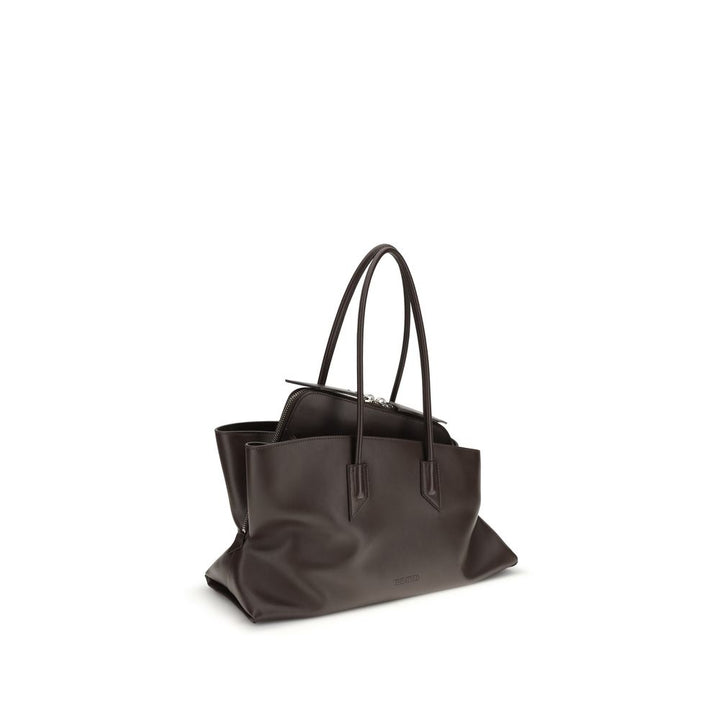 The Attico Brown Calf Leather Bos Taurus Handbag