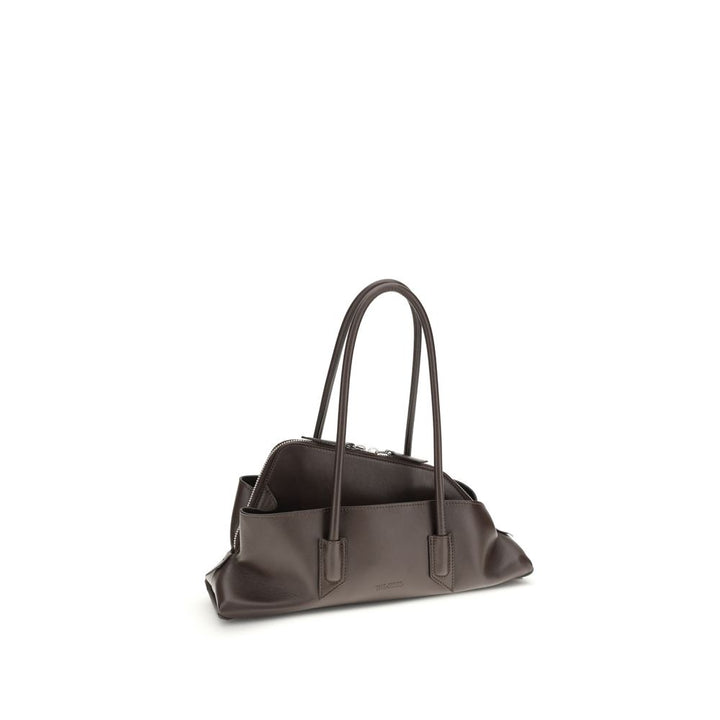 The Attico Brown Calf Leather Bos Taurus Handbag
