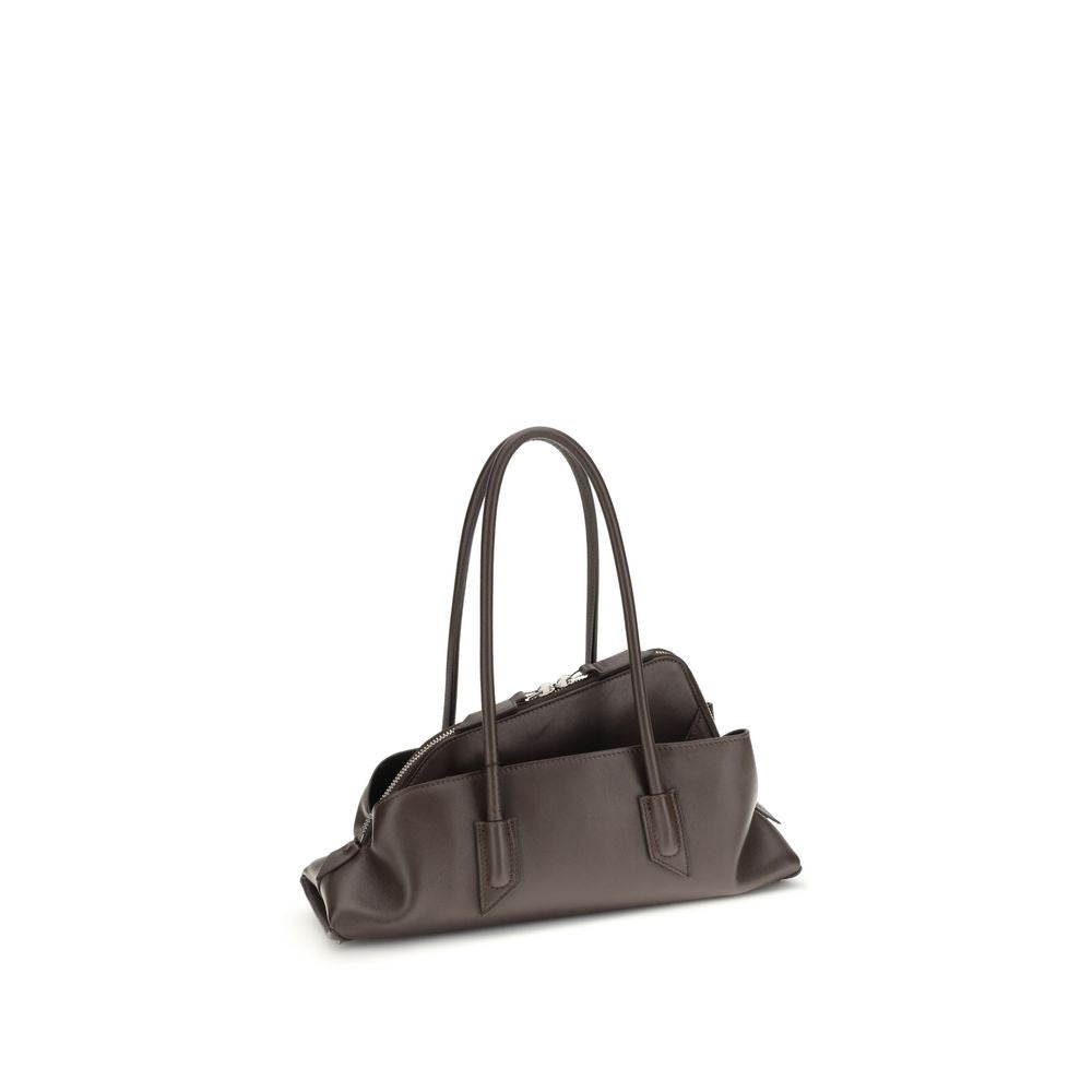 The Attico Brown Calf Leather Bos Taurus Handbag