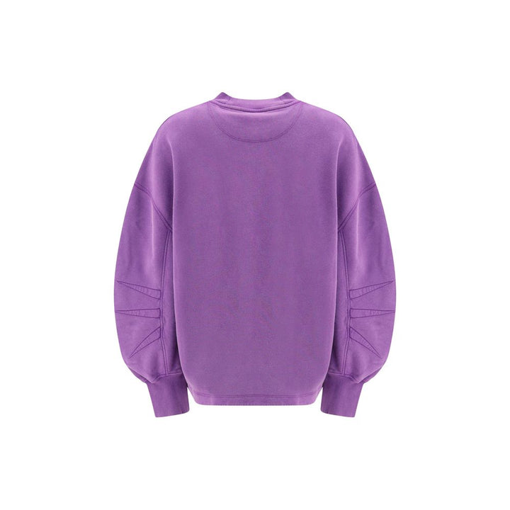 The Attico Purple Cotton Sweatshirt