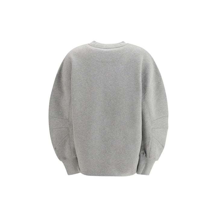 The Attico Gray Cotton Sweatshirt