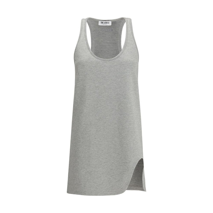 The Attico Gray Cotton Casual Dress SEYMAYKA The Attico Gray Cotton Casual Dress SEYMAYKA