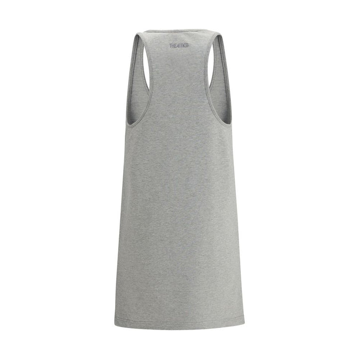 The Attico Gray Cotton Casual Dress