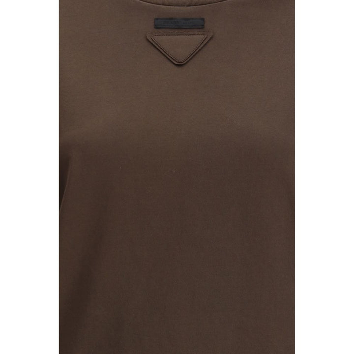 Prada Brown Cotton T-Shirt