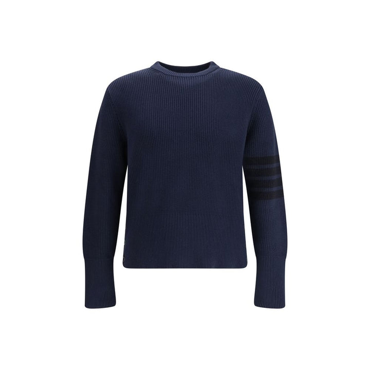Thom Browne Blue Cotton Sweatshirt