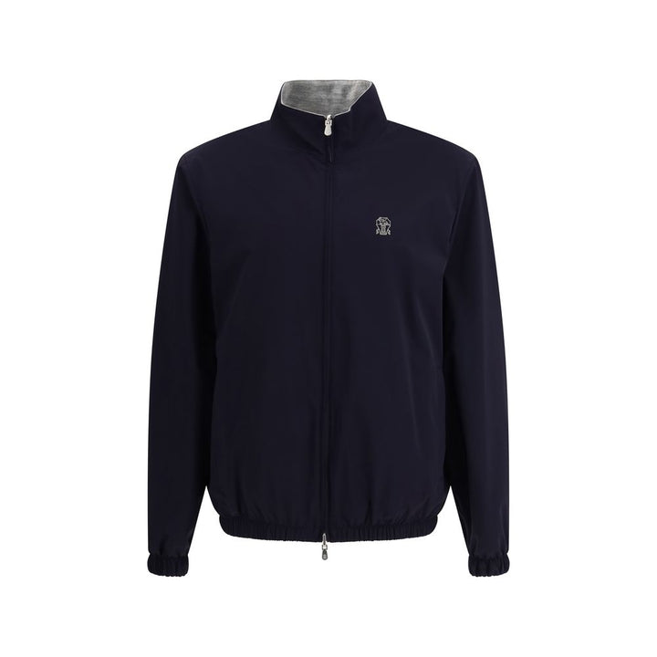 Brunello Cucinelli Blue Polyamide Shell Jacket