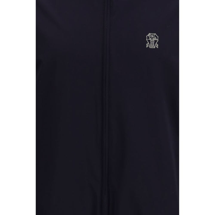 Brunello Cucinelli Blue Polyamide Shell Jacket