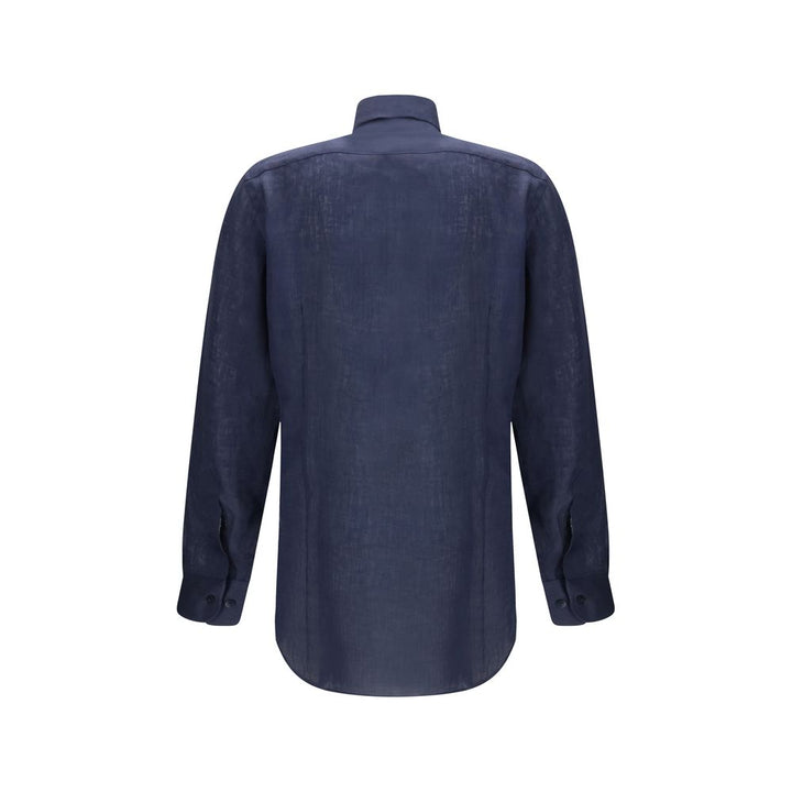 Etro Blue Denim Shirt