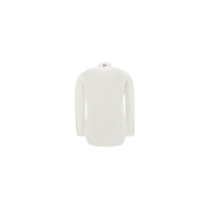 Thom Browne White Cotton Dress Shirt